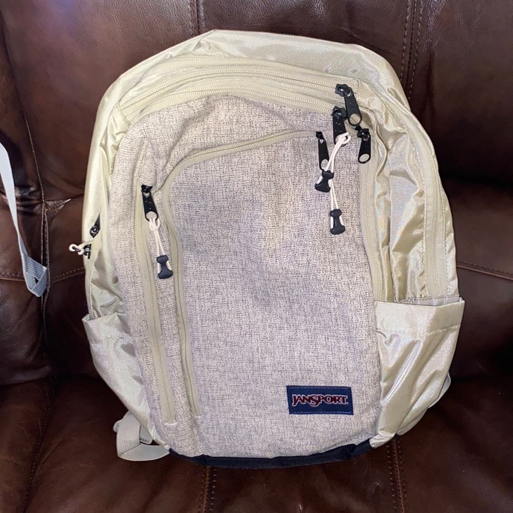 Tan Jansport Backpack